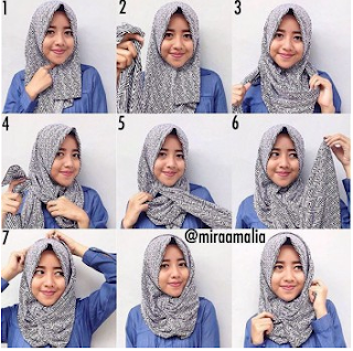 29 Cara Memakai Jilbab Pashmina Terbaru