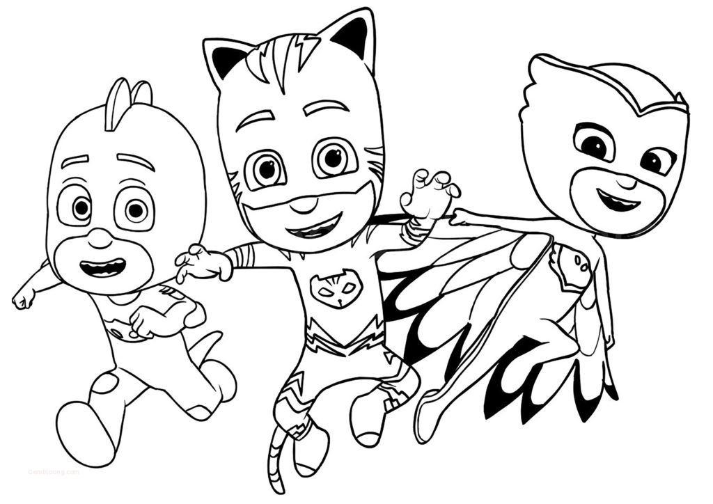 Nick Jr Coloring Pages Elegant Pj Masks