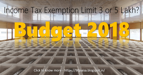 Annual Budget 2018 – Will income tax limit be raised to Rs. 3 or 5 lakhs? 