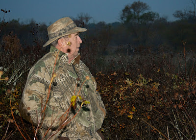 Dad in the Duckswamp, Just Before Dawn