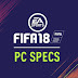 FIFA 18 | ESPECIFICACIONES PARA PC