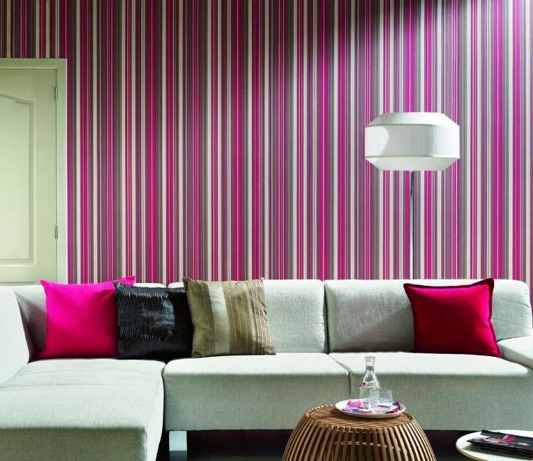  20 contoh desain wallpaper dinding  ruang tamu minimalis