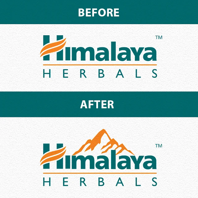 himalaya Logo, logo rebranded, logo upgraded, logos before and after, himalaya herbals, himalaya company logo, illustrator, mountain, logo design, graphic design, hgraphicspro, H GraphicsPro, new himalaya logo