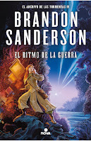 Portada en español del libro con Shallan en portada.