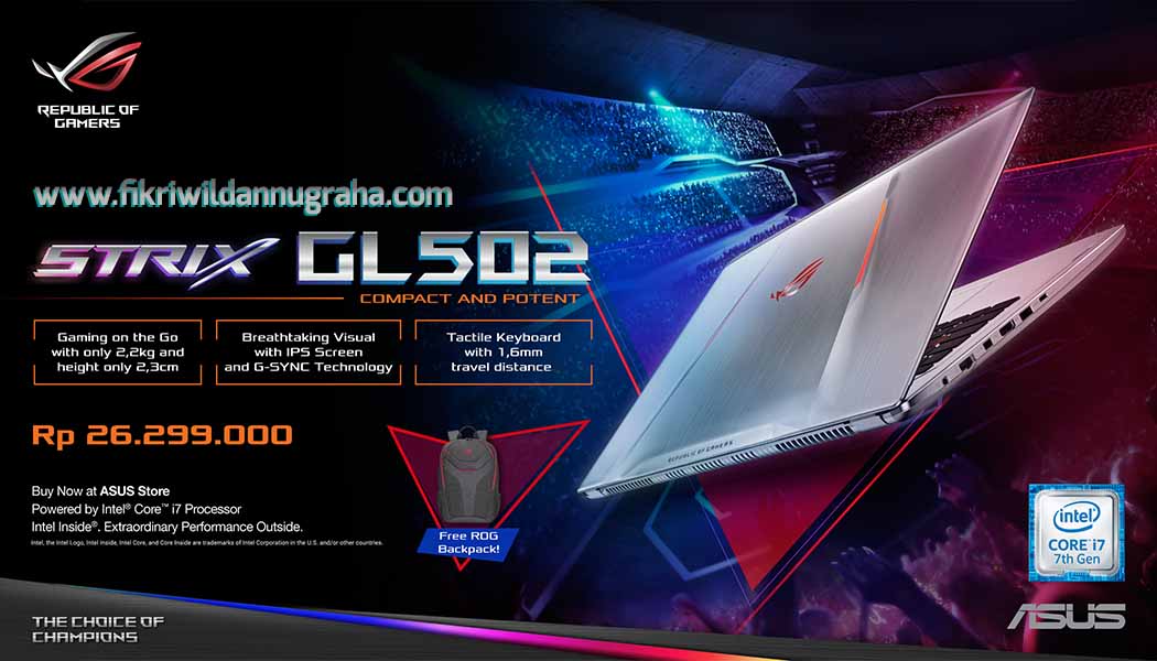 Review Asus ROG GL502VM Laptop Gaming Terbaik