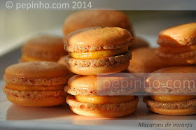 Macarons de naranja