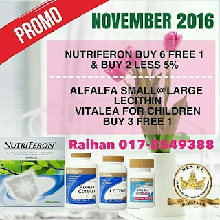 Promo Shaklee November 2016