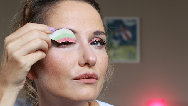 instant eyeshadow, peel of eyeshadow, youtube videoları, çıkartma göz farları