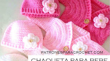 Chaqueta para bebé al crochet / Video Tutorial