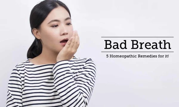 Homoeopathy for bad breath