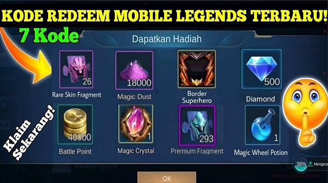 Kode Redeem ML Hari Ini Terbaru  2024