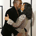 PHOTO:- See Kanye West Romacing His Wife Before The Public