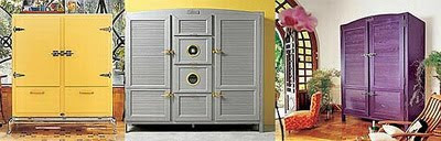 Antique Meneghini Refrigerators and Freezers, Modern Design Style