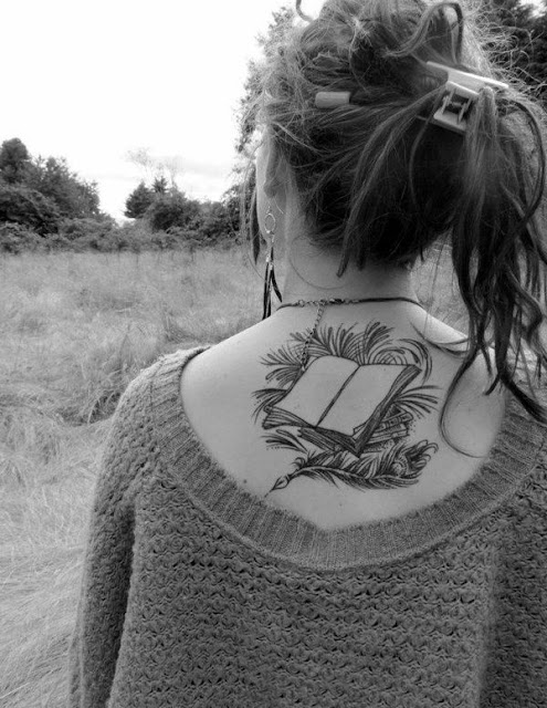 Belas tatuagens inspiradas em livros