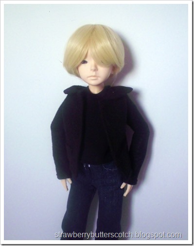 Cute felt coats for ball jointed dolls.