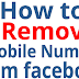 How Do You Remove Your Phone Number From Facebook