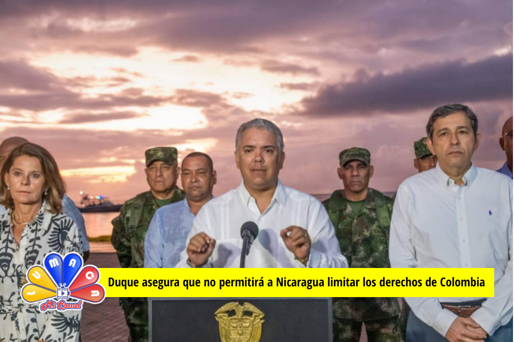 Duque asegura que no permitirá a Nicaragua limitar los derechos de Colombia en el Caribe