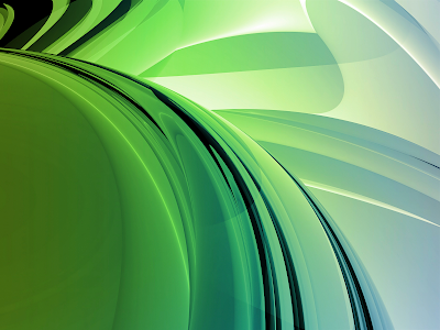 Swirls of Green wallpaper