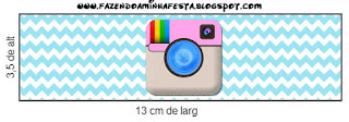 Etiquetas de Fiesta de Instagram para imprimir gratis.