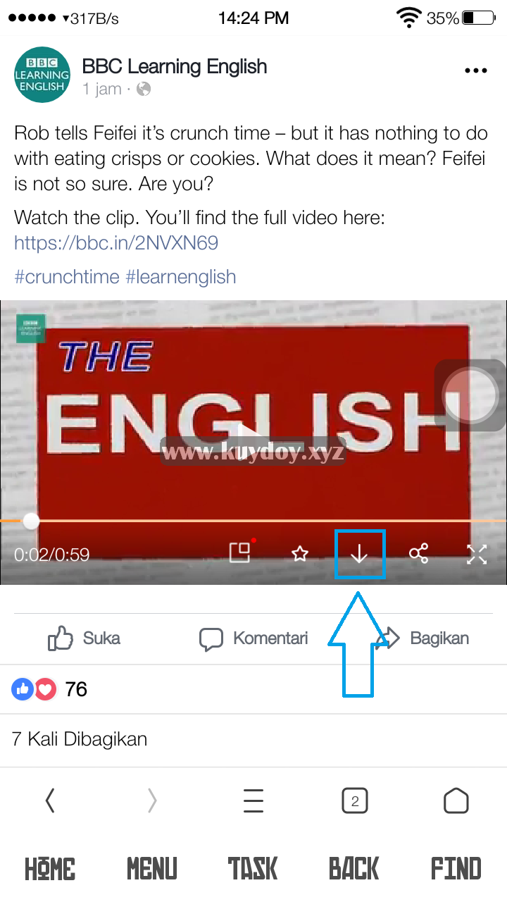 Cara Download video di Facebook Lite Dengan Mudah