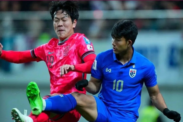 Timnas Thailand Tahan Imbang Korea Selatan 1-1