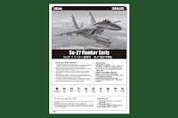 Hobby Boss 1/48 Su-27 Flanker Early (81712) Color Guide & Paint Conversion Chart