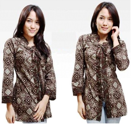 Beberapa Model  Baju  Batik  Kantor  Terbaru  Sebagai Referensi 