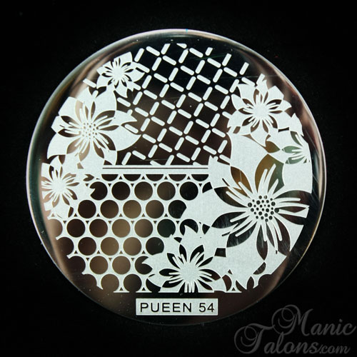 Pueen stamping plate 54 from the Buffet Series