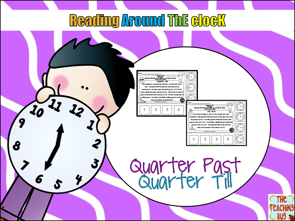 https://www.teacherspayteachers.com/Product/Telling-Time-Reading-Stories-quarter-till-quarter-after-1734833