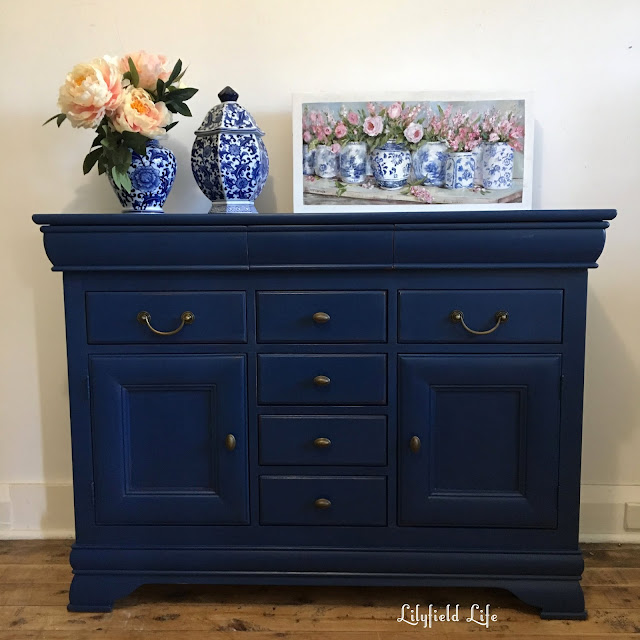ascp Napoleonic blue sideboard lilyfield life
