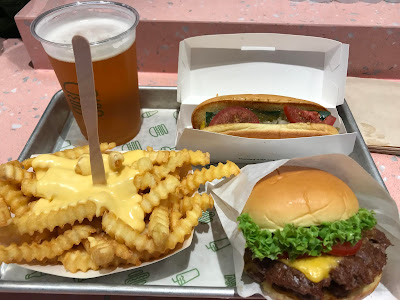 Shake Shack, double shackburger shackcago dog