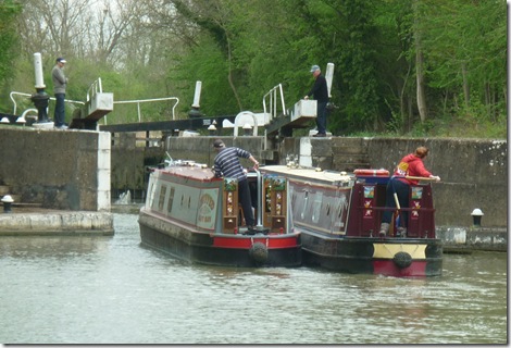 entering stockton top lock