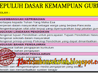 10 DASAR KEMAMPUAN GURU YANG HARUS DITANAMKAN