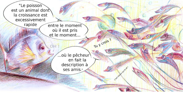 blague, mer, citation humoristique, dessin, illustration,  poissons, rire, BD, agnes au pinceau dansant, agnès gregis, poisson d avril, 1er avril, artiste, humour