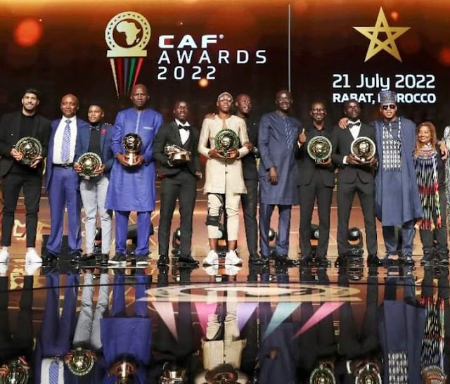 CAF Awards 2022: The Full List of Winners
