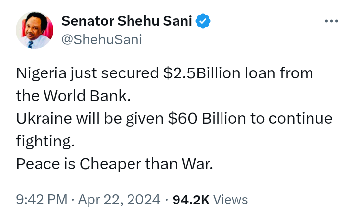 Senator Shehu Sani