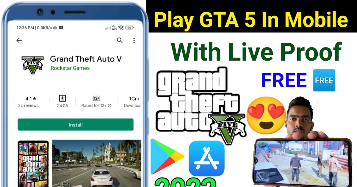 gta v mobile in play store, How to download gta 5 in mobile-100% 🔥working  trick 2020