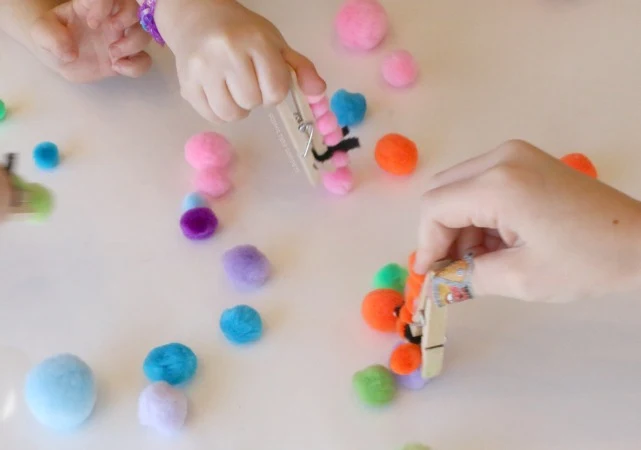 hungry caterpillar clothespin game