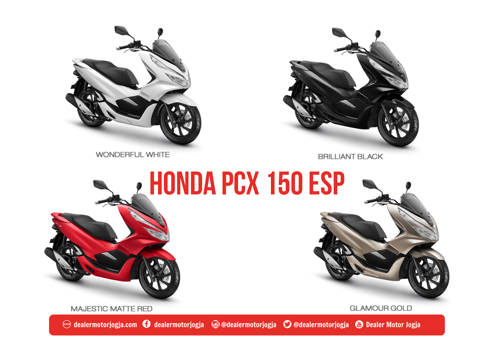 Harga Promo Cash Kredit Honda Jogja All New PCX 150 Juli 2018