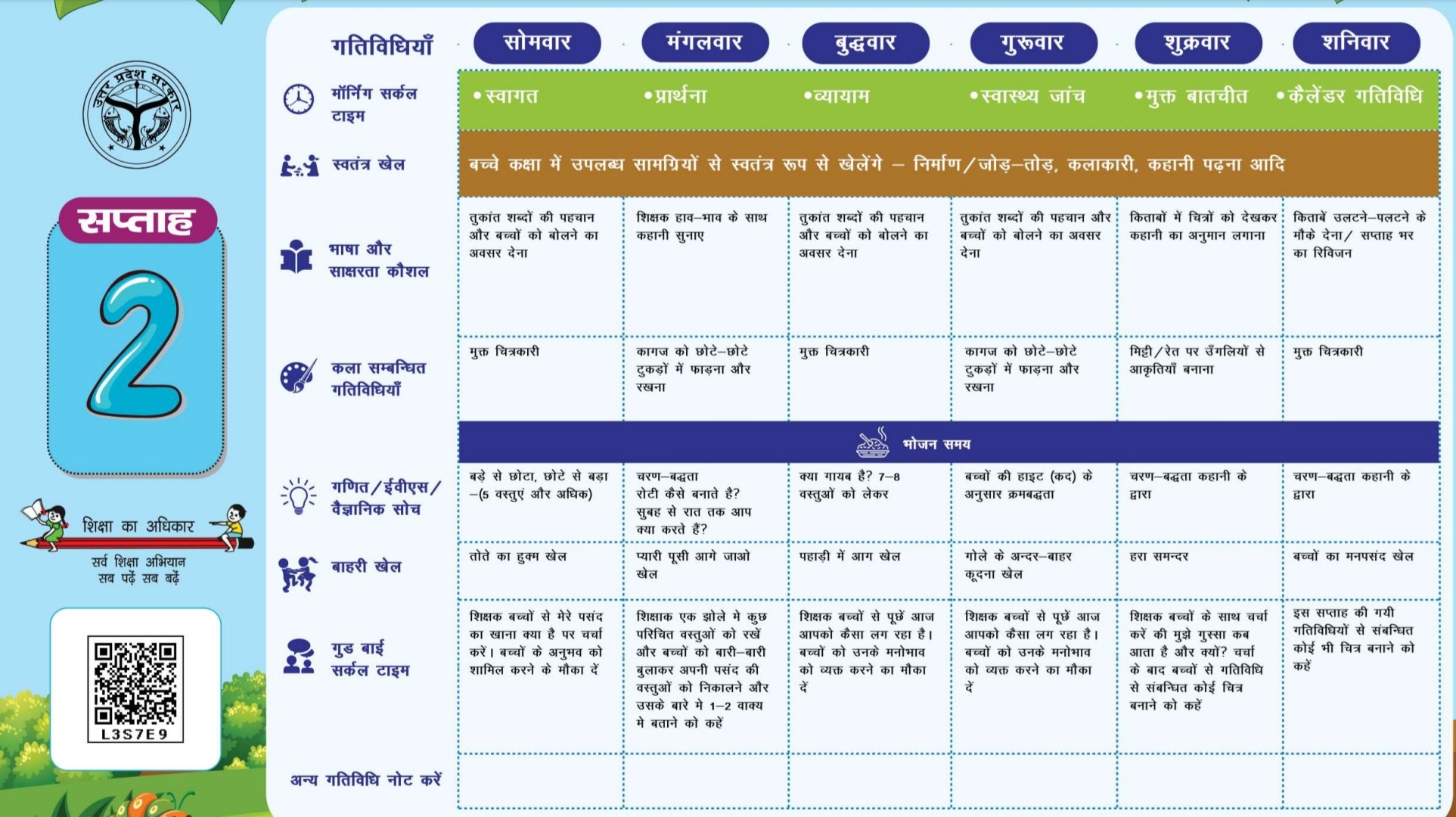 School Readiness balvatika program