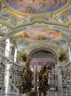 Admont Library - Words largest monastic library - Austria