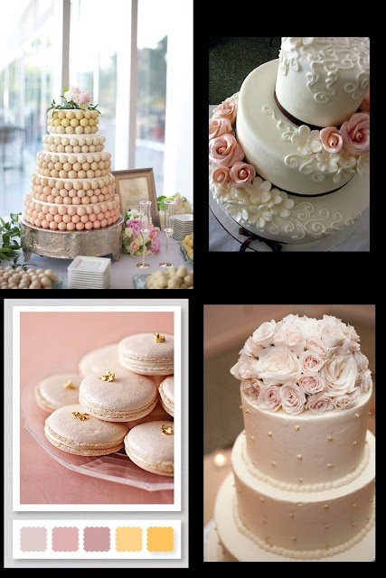 pink wedding-pink wedding cake- pink donut cake