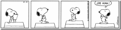 1983-08-19 Snoopy as Joe Hunk