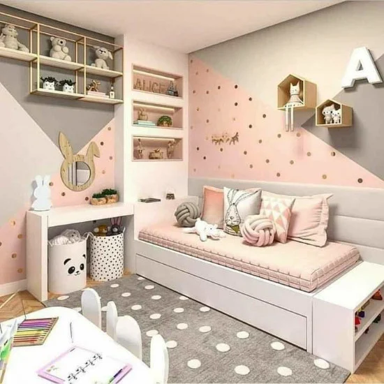 desain kamar anak dengan 2 tempat tidur