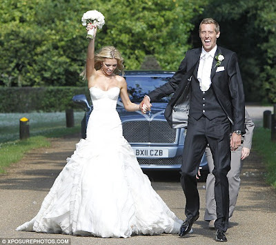 Abbey Clancy & Peter Crouch Married Pics