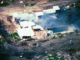 Waco, the aftermath: David Koresh and 75 followers died on 19 April 1993 when the FBI tried to storm their Mount Carmel Centre compound. More Branch Davidians had died in the 28 February ATF raid that started the siege Alamy