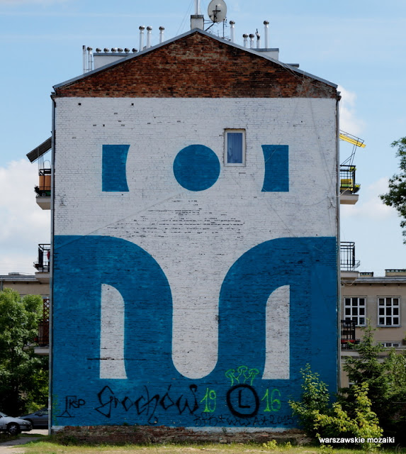 Warszawa Warsaw graffiti mural streetart blok Praga
