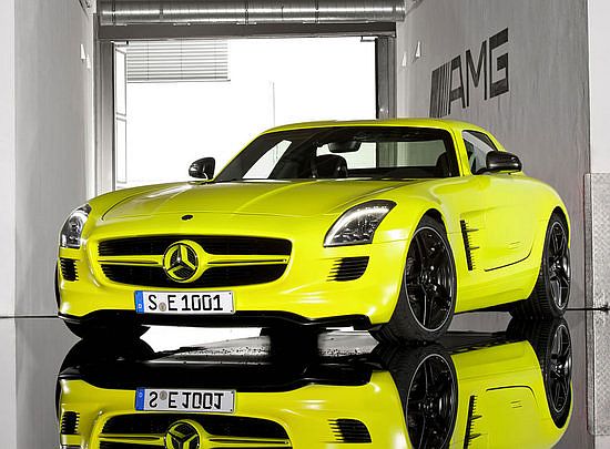 Mercedes SLS AMG E-Cell Luxury Cars