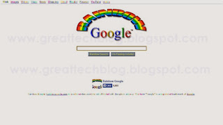 Google - rainbow - www.greattechblog.blogspot.com - Google-tricks - amazing-websites