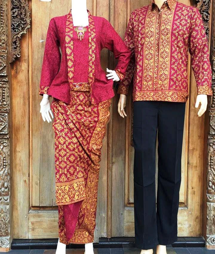 46 Model  Baju  Batik Couple  Lengan Panjang Remaja  